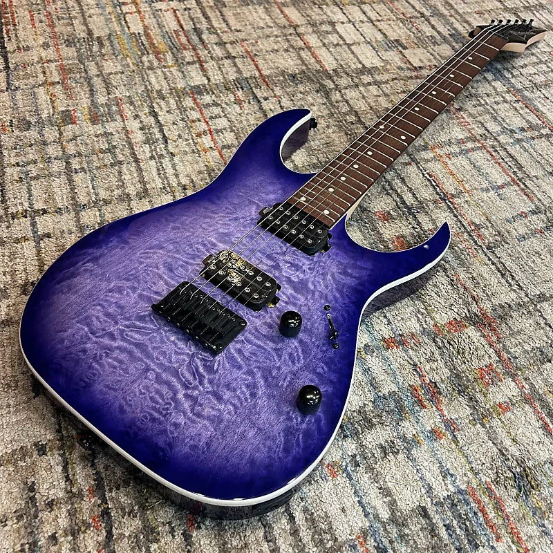 Ibanez RG421QM-CBB Standard - Cerulean Blue Burst