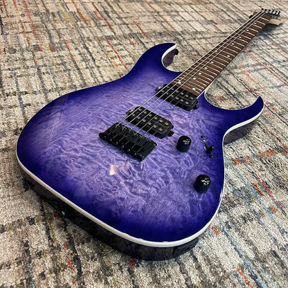 Ibanez RG421QM-CBB Standard - Cerulean Blue Burst