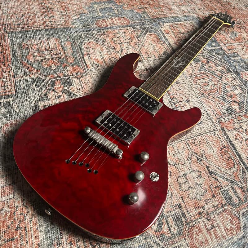 USED Ibanez SZ520QM-BB Standard 2004 - 2005 - Blackberry W/Case