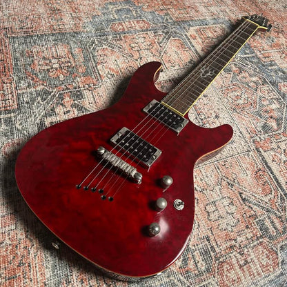 USED Ibanez SZ520QM-BB Standard 2004 - 2005 - Blackberry W/Case
