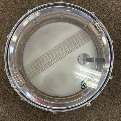 USED 1968 Ludwig No. 400 Supraphonic 5x14" 10-Lug Chrome Over Aluminum Snare Drum