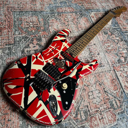 USED EVH Striped Series Frankie W/ Case - Relic