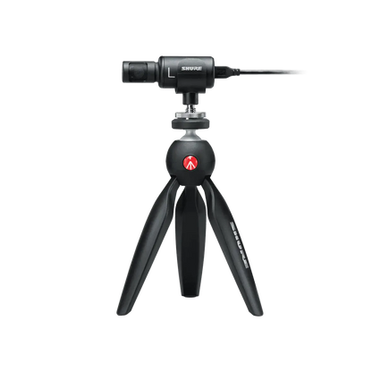 MV88+ Video Kit Stereo Condenser Microphone w/ Tripod and Phone Mounts