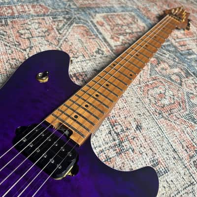 USED EVH Wolfgang WG Special QM with Maple Neck, W/Case - Purple Burst