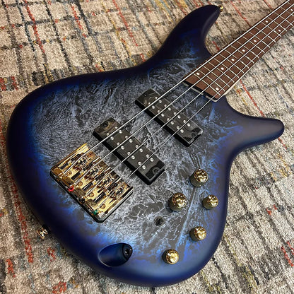 Ibanez SR300EDX SR Standard 4-String Bass - Cosmic Blue Frozen Matte