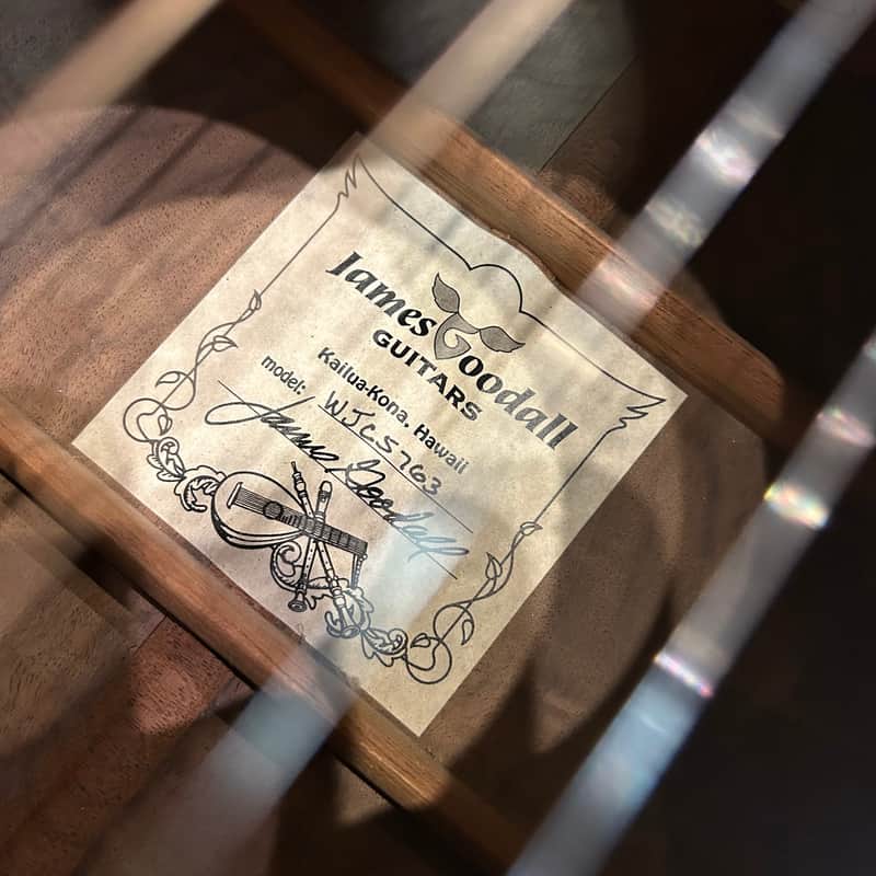 USED Goodall WJC Custom Acoustic Guitar (Made in Hawaii) w/ Case - Natural Gloss