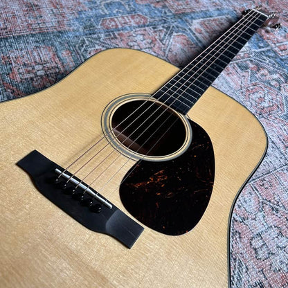 Martin Super D-18 Standard Series Super D-14 Fret Acoustic Guitar w/ Case - Aging Toner