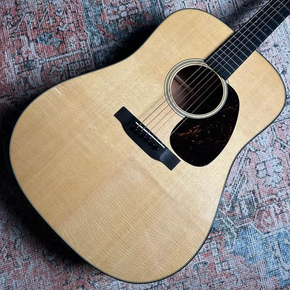 Martin Super D-18 Standard Series Super D-14 Fret Acoustic Guitar w/ Case - Aging Toner