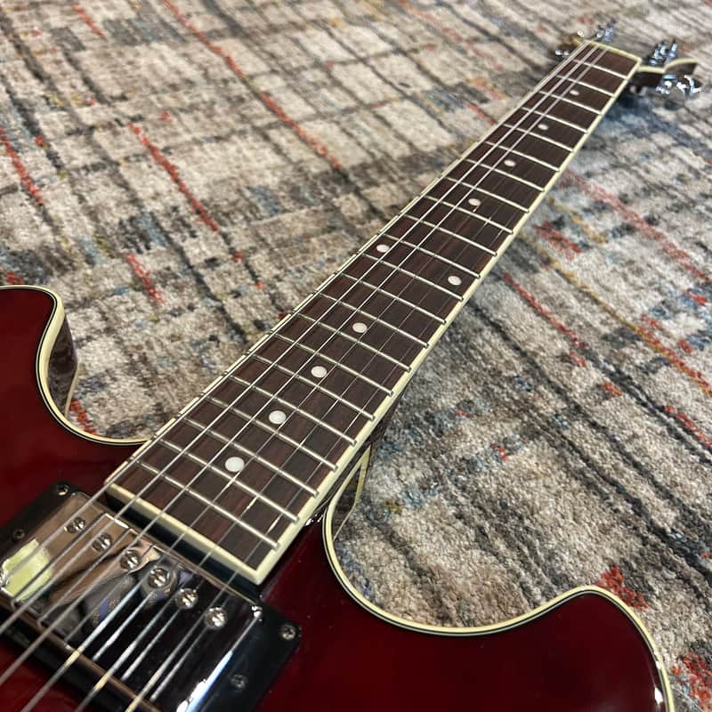 USED Ibanez AS73-TCR Artcore Semi-Hollow w/Case - Transparent Cherry Red