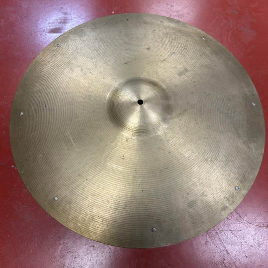 USED Vintage Paiste 22" Formula 602 "Pre Serial" Medium Ride  w/ Rivets