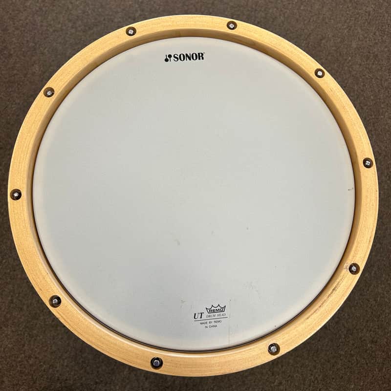 USED Premier '21' 14x6.5" Brass Rare Vintage Snare Drum W/ Wood Hoops