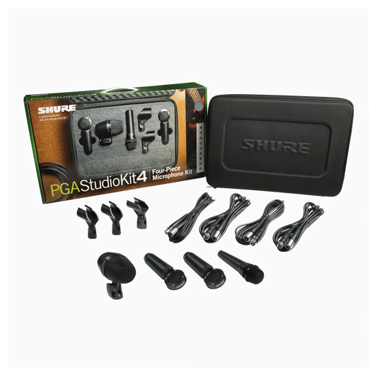 Shure PGASTUDIOKIT4 4-Piece Microphone Kit