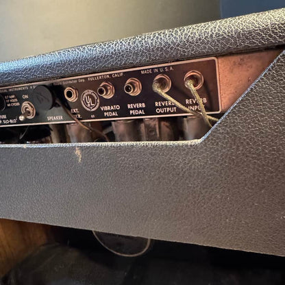 1965 Fender Princeton Reverb Blackface 12-Watt 1x10 Vintage Tube Combo – Early Black Panel