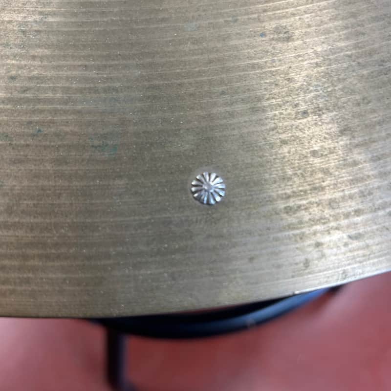 USED Vintage Paiste 22" Formula 602 "Pre Serial" Medium Ride  w/ Rivets