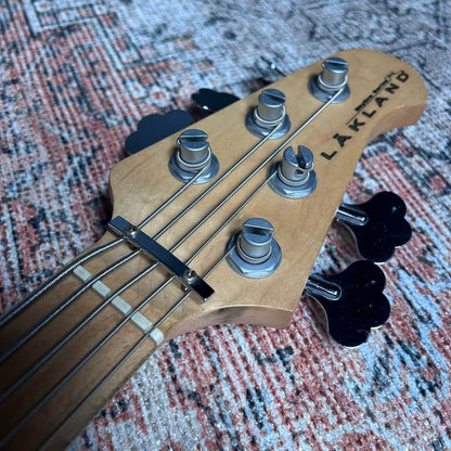 USED Lakland Skyline 55-02 Deluxe - Cherry Sunburst
