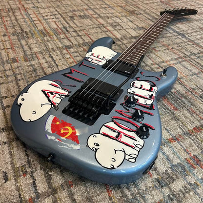 Fender Tom Morello "Arm The Homeless" Signature Stratocaster w/ Case - Ice Blue Metallic