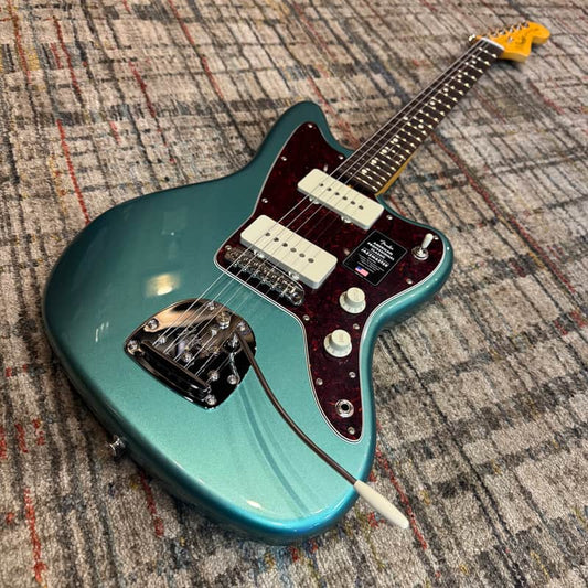 Fender American Professional Classic Jazzmaster w/Gig Bag - Faded Sherwood Green Metallic