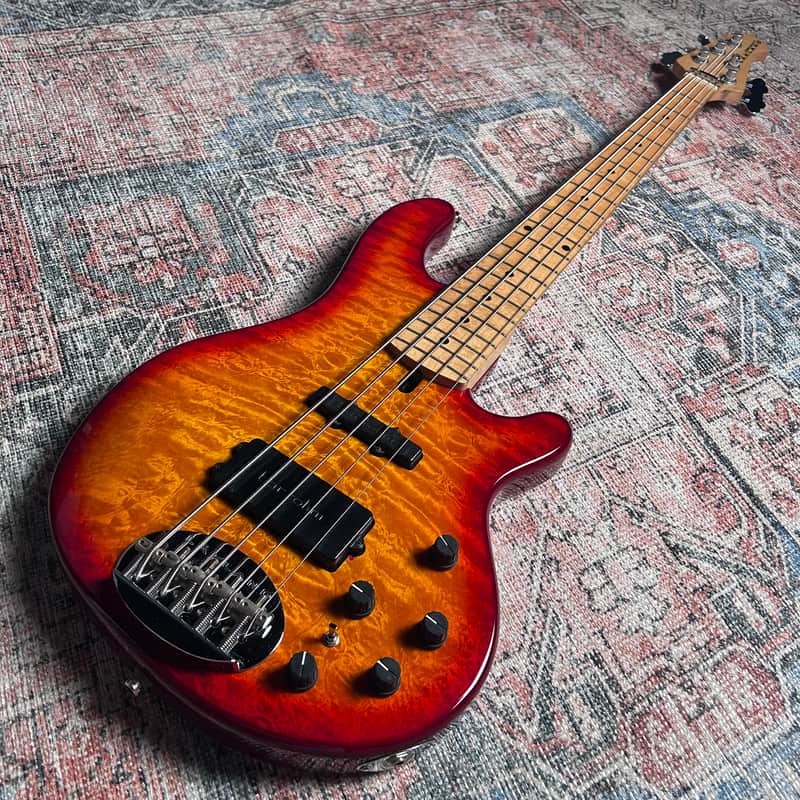 USED Lakland Skyline 55-02 Deluxe - Cherry Sunburst