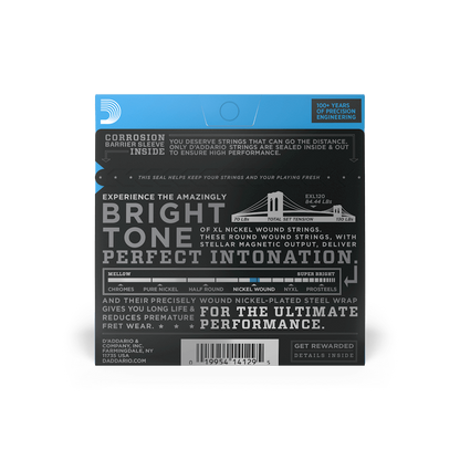 D'Addario EXL120 Super Light Gauge Electric Strings 09-42 (3-Pack)