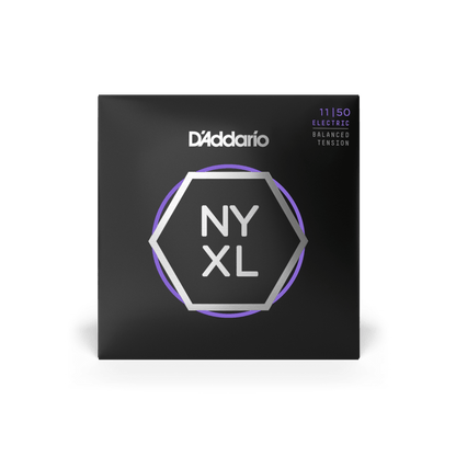 D'Addario NYXL1150BT Medium Balanced Tension Electric Guitar Strings 11-50 (3-Pack)