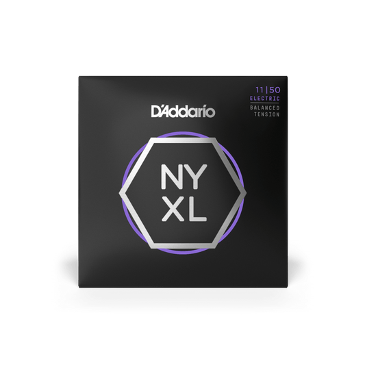 D'Addario NYXL1150BT Medium Balanced Tension Electric Guitar Strings 11-50 (3-Pack)