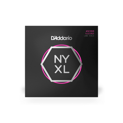 D'Addario NYXL45100 Regular Light Long Scale Bass Strings 45-100 (2-Pack)