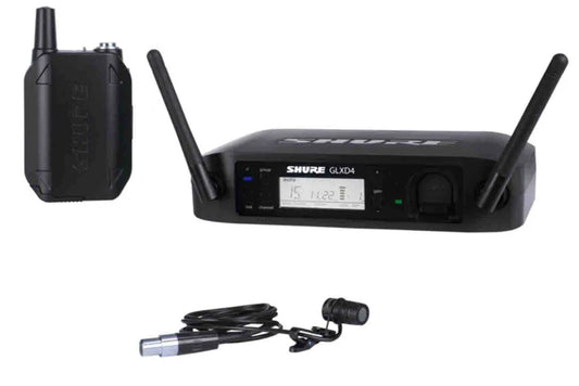 Shure GLXD14/85 Digital Wireless Microphone System w/ WL185 Lavalier Microphone