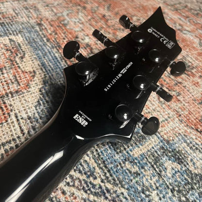 USED ESP LTD H-1001FR W/ Case - Black Natural Burst