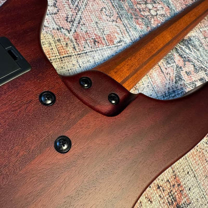 Ibanez SRH500F-NNF Bass Workshop Fretless Soundgear - Natural Browned Burst Flat