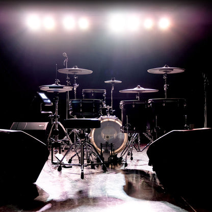 EFNOTE 5X Acoustic-Designed Electronic Drum Set - Black Oak Wrap
