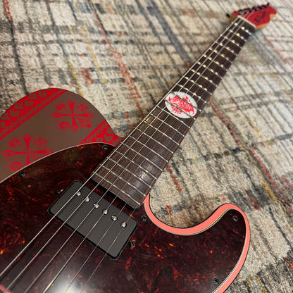 Fender Monster Hunter Rathalos Telecaster - Rathalos Red