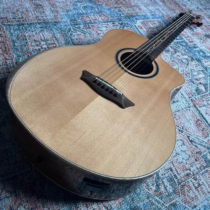USED Washburn BTSC40SCE Bella Tono Suprema Acoustic-Electric Guitar w/ Case - Natural