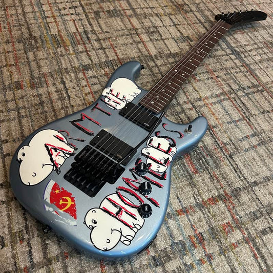 Fender Tom Morello "Arm The Homeless" Signature Stratocaster w/ Case - Ice Blue Metallic