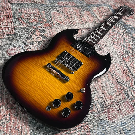 USED Epiphone G-400 Deluxe w/ Case - Vintage Sunburst