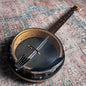 USED Early Goldtone CC-100 Lefty Cripple Creek Maple Convertible 5-String Banjo w/ Case - Natural