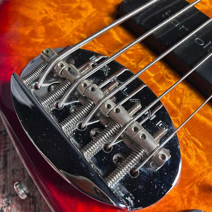 USED Lakland Skyline 55-02 Deluxe - Cherry Sunburst