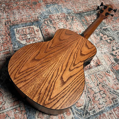 USED Lanikai OA-EBU Oak Ukulele Bass w/ Fishman Clasica II Preamp & Gigbag