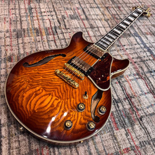 Ibanez AM93QA-VVH Artcore Expressionist - Vintage Violin High Gloss