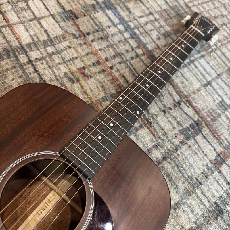 USED Guild USA D-20 Natural USA-Made Mahogany Dreadnought Acoustic Guitar w/ Original Hardshell Case