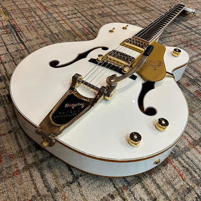 USED 2014 Gretsch G6136T White Falcon Bigsby W/ Case - Gloss White