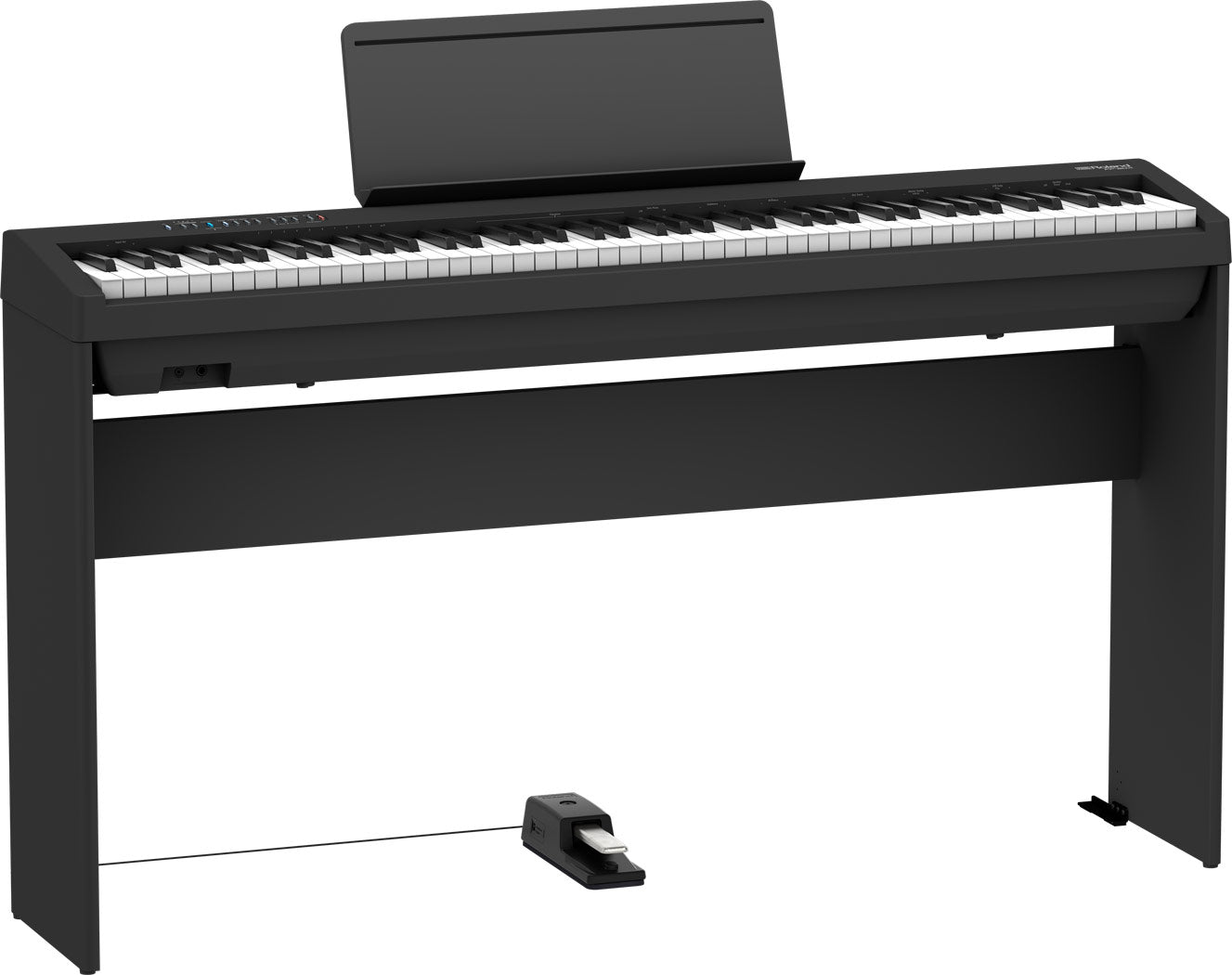 Roland KSC-70-BK Digital Piano Furniture Stand for FP-30 and FP-30X - Black