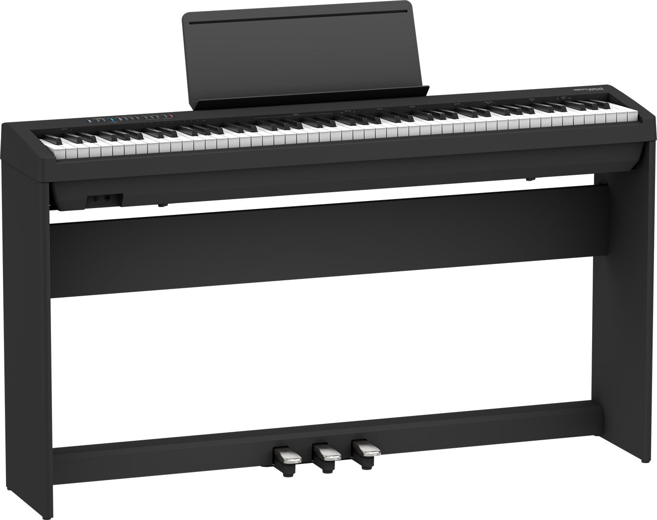Roland KSC-70-BK Digital Piano Furniture Stand for FP-30 and FP-30X - Black