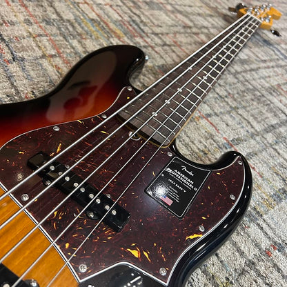 Fender American Professional II Jazz Bass V with Rosewood Fretboard - 3-Color Sunburst