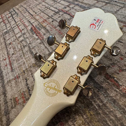 Used Epiphone Riviera Custom P93 Royale - Pearl White