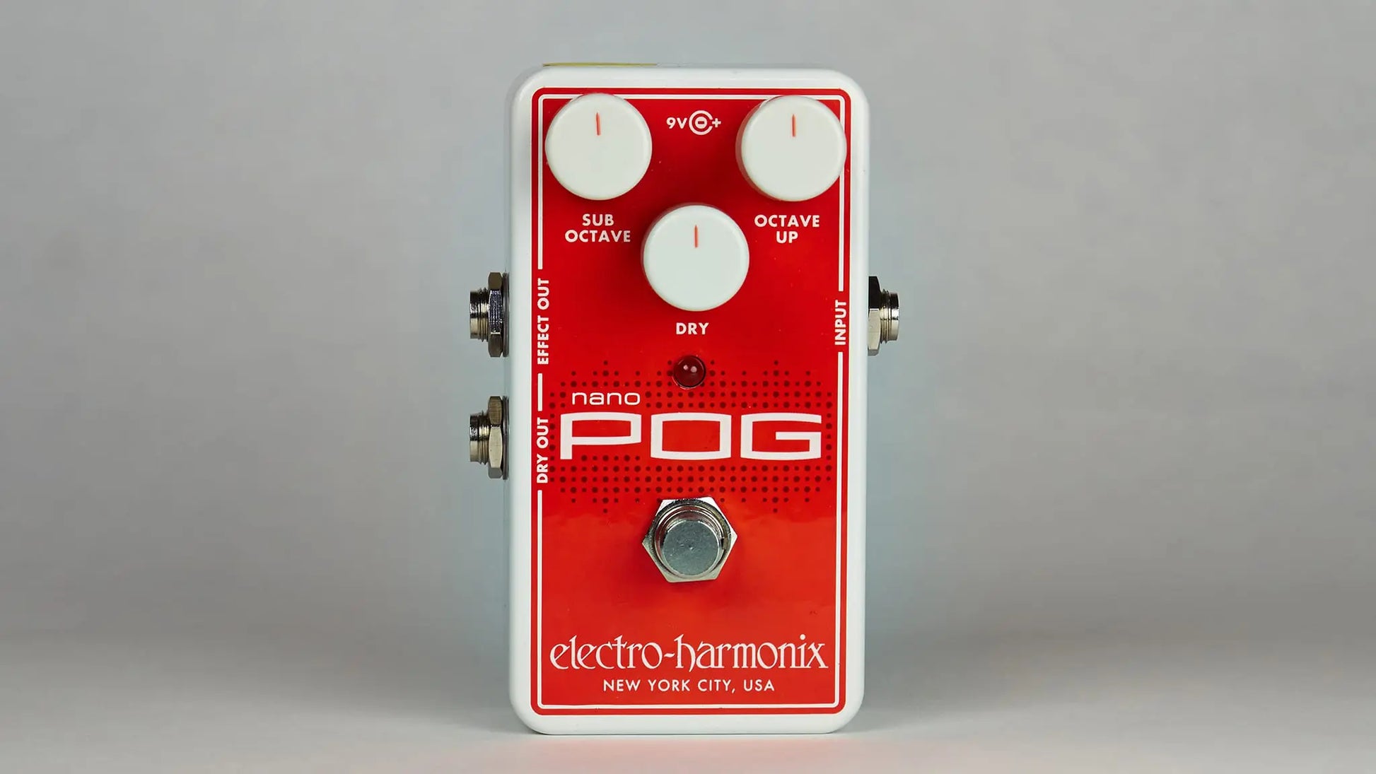 Electro-Harmonix Nano POG Polyphonic Octave Generator Guitar Effects Pedal Regular 190839338129