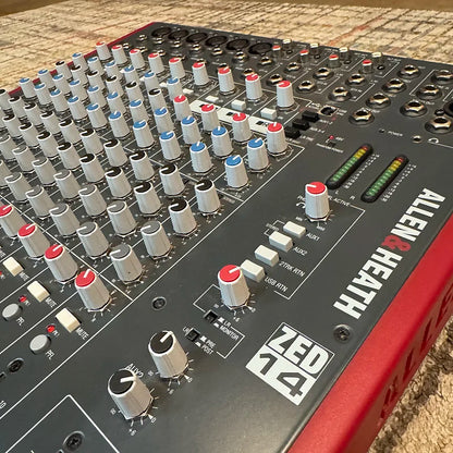 USED Allen & Heath ZED-14 14-Channel Audio Mixer