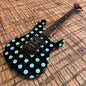 USED Kramer NightSwan - Black w/ Blue Polka Dot
