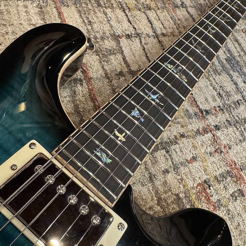 Used PRS SE Hollowbody II Piezo - Peacock Blue