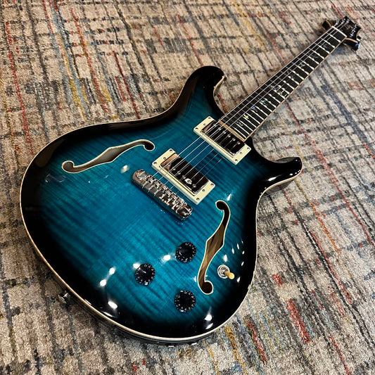 Used PRS SE Hollowbody II Piezo - Peacock Blue