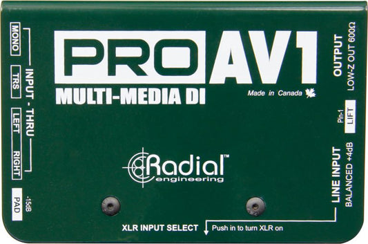 Radial Engineering ProAV1 Multimedia Direct Box